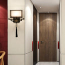 DecorBites™ Elegant Fabric Wall Lamp for Living Room Bedroom, Modern LED Lighting Fixtures