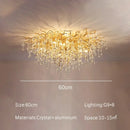 DecorBites™ Crystal Branch Chandelier | Indoor Luxury Gloss Light for Living & Dining Room