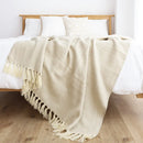 DecorBites™ Geometric Knitted Blanket - Soft and Cozy Classic Decor for Home and Hotel Use