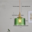 DecorBites™ Clear Glass LED Pendant Lamp Modern Wire Adjustable Hanging Light