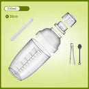 DecorBites™ Cocktail Shaker: Bartender's Beverage Mixer for Champagne & Cocktails