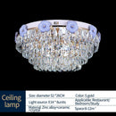 DecorBites™ Crystal Candle Chandelier: Elegant Lighting for Villa, Apartment & Staircase