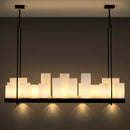 DecorBites™ Glass LED Chandelier - Stylish Lighting for Home Decor & Dining Room