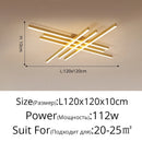 DecorBites™ Gold Black Aluminum LED Chandeliers for Bedroom Dining Living Room Lighting