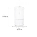 DecorBites™ Linen Cloth Pendant Light: Elegant Bohemian Fabric Chandelier for Home, Restaurant, Hotel
