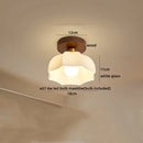 DecorBites™ Copper Wood LED Ceiling Lamp Modern Indoor Lighting Fixtures