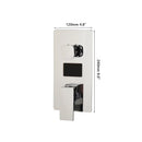 DecorBites™ Digital Shower Mixer Valve Control Panel with Single Handle - Wall Mount