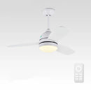DecorBites™ 42" Wood Blades Ceiling Fans Light with AC Motor, Remote Control