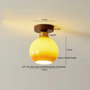 DecorBites™ LED Ceiling Lamp Japanese Style Glass Modern Living Room Lighting