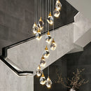 DecorBites™ Diamond Crystal LED Ceiling Chandelier for Home Decor