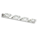 DecorBites™ Crystal LED Mirror Light: Modern Bathroom Wall Sconce Stainless Steel Lighting Fixtures
