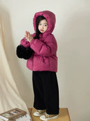 Winter Kids Down Coat – Hooded Warm Jacket for Boys & Girls