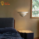 DecorBites™ Cream Wind LED Gypsum Wall Lamp - Semi-round Umbrella Design