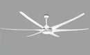 DecorBites™ 100" Large Ceiling Fan with Light, DC Motor, Reverse Blades, Stainless Steel Finish