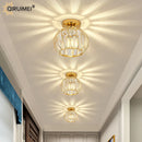 DecorBites™ Crystal Glass Nordic LED Chandelier for Modern Indoor Lighting