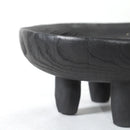 DecorBites™ Imitation Wood Grain Corner Tray Fruit Bowl Desktop Storage Jewelry Plate Tray