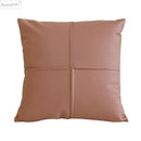 DecorBites™ Ivory Leather Pillow Cover 45x45cm for Home Decoration