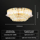 DecorBites™ Crystal Candle Chandelier for Luxury Living Room, Bedroom, and Dining Room