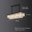 DecorBites™ Elegant Crystal Glass Chandelier for Luxury Home Decor
