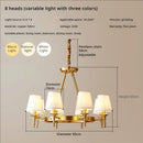 DecorBites™ Copper American Chandelier: Luxury Modern Living Room, Dining Room, Bedroom Light
