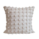 DecorBites™ French Cream Bubble Decorative Cushion Cover - Luxury Handmade Throw Pillow Case