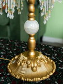 DecorBites™ Little Roses Retro Table Lamp Luxury Handmade Small Lampshade Bedroom
