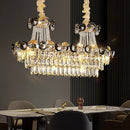 DecorBites™ Crystal Chandelier: Modern Nordic Luxury for Living Room, Dining Room, Bedroom