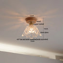 DecorBites™ Copper Wood LED Ceiling Lamp Ceramic Modern Ceiling Lights for Home Decor