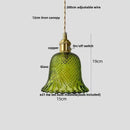 DecorBites™ Clear Glass Copper Pendant Lights Adjustable Modern Wire Nordic Vanity Light