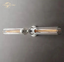 DecorBites™ Knurled Linear Glass Sconce LED Wall Lamp for Modern Lighting Décor
