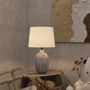 DecorBites™ Japanese Style Ceramic Table Lamp for Living Room, Bedroom, Study - Simple & Elegant