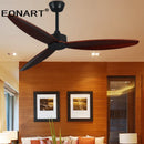 DecorBites™ 60" Modern DC Ceiling Fan with LED Light and Remote Control