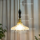 DecorBites™ Japanese Style Green Glass LED Pendant Chandelier for Home Decor