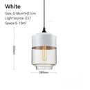 DecorBites™ Glass Wood Chandelier LED Pendant Light Fixture for Living Dining Bedroom