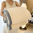 DecorBites™ Cozy Carved Velvet Blanket | Warm, Soft & Breathable | Autumn Winter Sofa Bed Throw