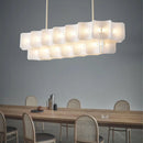 DecorBites™ LED Chandelier: Modern Acrylic Kitchen Lighting Fixture with Changeable Dimming
