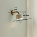 DecorBites™ Ceramic LED Wall Sconce Up Down Rotate Pull Chain Mirror Light