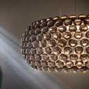 DecorBites™ Acrylic RS7 Bulb Pendant Lights Caboche Dia35/50/65CM Clear Gold Lamp