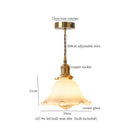 DecorBites™ Japanese Glass LED Pendant Lamp for Cafe, Loft, Restaurant, Living Room, Kitchen