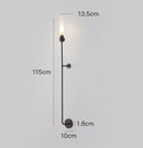 DecorBites™ Copper Wine Corridor Wall Lamp for TV Background & Bedside, Marble Finishes