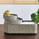 DecorBites™ Flowing Water Fish Pond Tank - Outdoor Garden Ornament Landscape Aquarium
