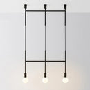 DecorBites™ Geometric Iron Pendant Lights for Dining Bedroom Cafe Indoor Decor