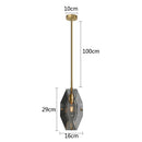 DecorBites™ Crystal Copper Chandelier: Elegant American Design for Living Room, Bedroom, and Study