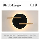 DecorBites™ LED Wall Lamp with USB Charging Port and Switch - Indoor Lighting for Bedside