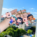 Creative, trendy, quirky and quirky stories, keychains, trendy flower monsters, cannibalistic flower keychains, men's and women'