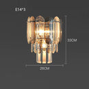 DecorBites™ Crystal LED Wall Lamp: Minimalist Luxury Lighting for Living Room TV Background