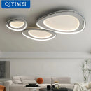 DecorBites™ LED Chandeliers White Chrome Kitchen Light Fixture Modern Home Lighting