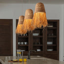 DecorBites™ Handmade Rattan Pendant Light for Living Room, Bedroom - Japanese Style