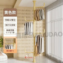 DecorBites™ Clothing Storage Hanging Rail Coat Rack for Bedroom and Living Room