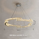 DecorBites™ Crystal LED Pendant Lights Chrome Steel Modern Luxury Fixtures